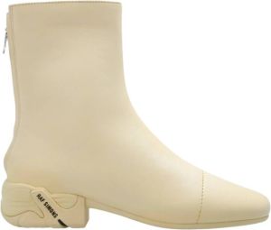 Raf Simons Solaris enkellaarzen met hak Beige Dames