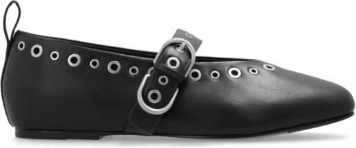 Rag & Bone Ballerinas Spire Mary Jane Grommets Black Dames
