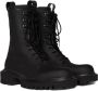 Rains Lace-up Boots Zwart Dames - Thumbnail 1