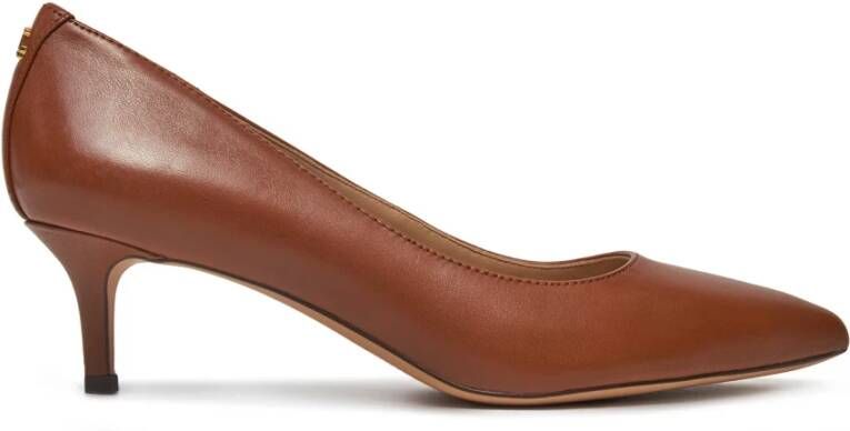 Lauren Ralph Lauren Hoge hakken Adrienne-Pumps-Closed Toe in bruin