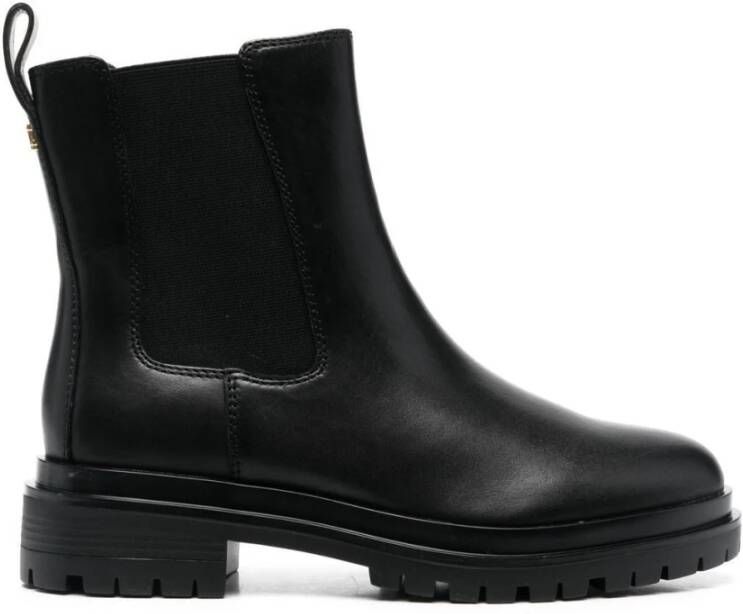 Lauren Ralph Lauren Chelsea boots met rubberen inzetten model 'CORINNE'