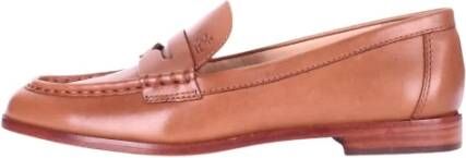 Lauren Ralph Lauren Pennyloafers van leer met labeldetail model 'WYNNIE'