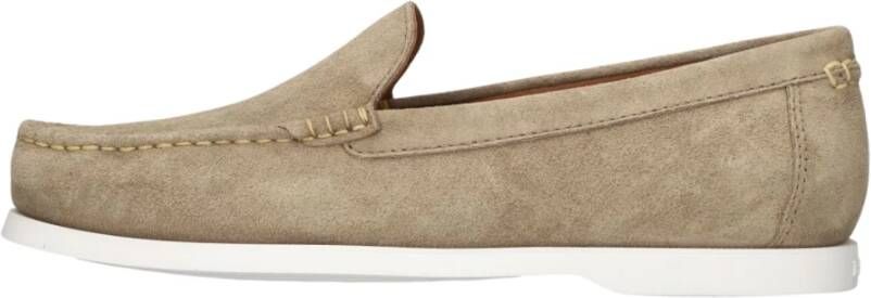 Ralph Lauren Beige Suède Loafers Merton Venetian Beige Heren