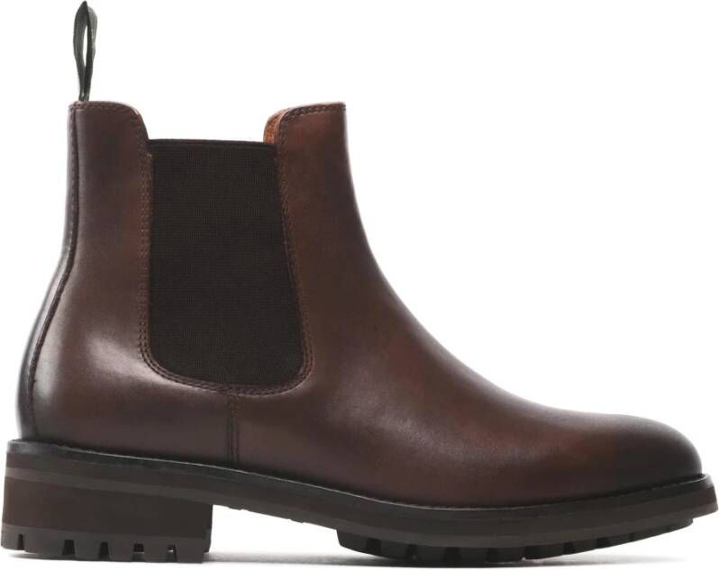 Polo Ralph Lauren Chelsea boots van echt runderleer model 'BRYSON'