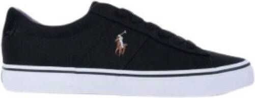 Ralph Lauren Canvas Herensneakers Black Heren