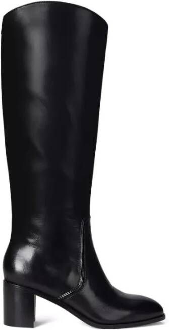 Lauren Ralph Lauren Leren laarzen met ritssluiting model 'CHARLY'