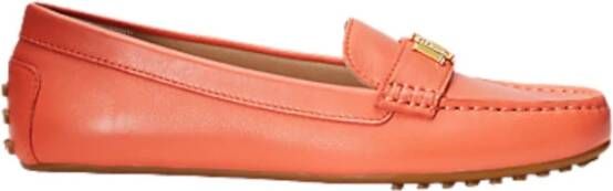 Lauren Ralph Lauren Loafers & ballerina schoenen Barnsbury-Flats-Driver in koraal