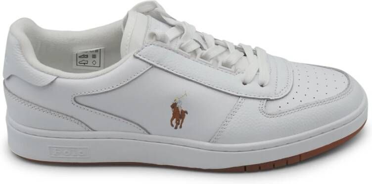 Ralph Lauren Court Leather Low-Top Sneakers