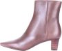 Ralph Lauren Dames Leren Enkellaarzen Roze Dames - Thumbnail 1