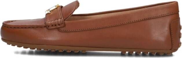Ralph Lauren Dames Mocassins Barnsbury Flats Driver Brown Dames