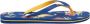 Ralph Lauren Donkerblauwe teenslippers met bloemenpatroon Bolt - Thumbnail 1