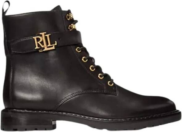 Lauren Ralph Lauren Boots met doornsluiting en labeldetail model 'ELRIDGE'