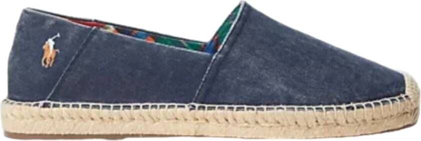 Polo Ralph Lauren Klassieke Espadrilles voor Mannen en Vrouwen Blue Heren