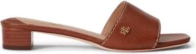 Ralph Lauren Fay Sandalen van getrommeld leer