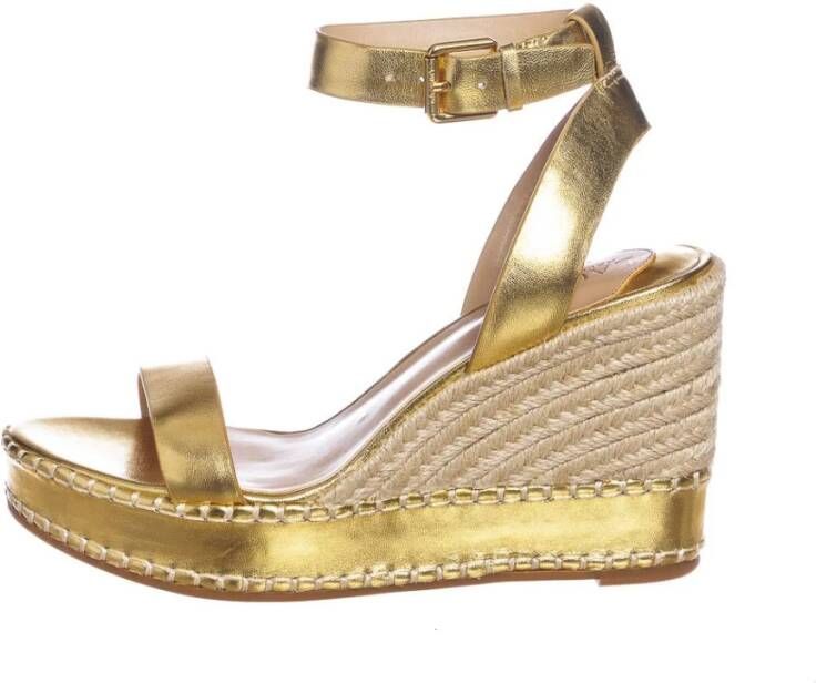 Ralph Lauren Flat Sandals Geel Dames