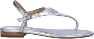 Ralph Lauren Flat Sandals Gray Dames