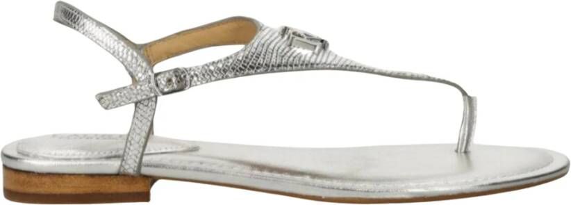 Ralph Lauren Flat Sandals Gray Dames