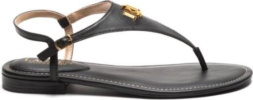 Polo Ralph Lauren Dames sandalen an zwart leer Black Dames - Foto 8
