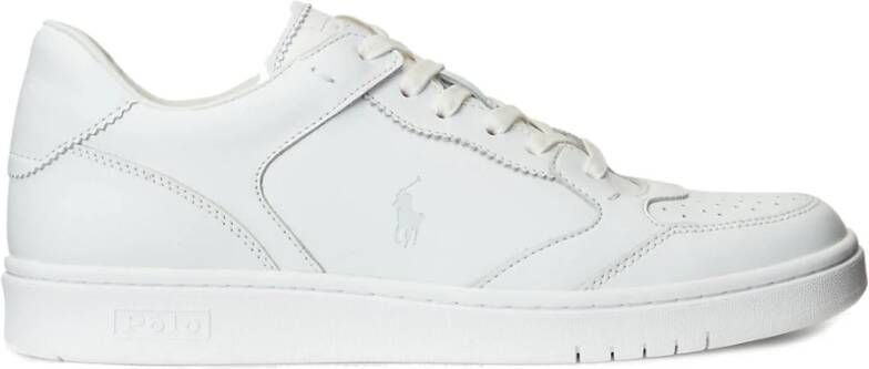POLO RALPH LAUREN Ralph Lauren Hoge Sneakers Heren Polo Crt Lux Maat: 42 5 Materiaal: Leer Kleur: Wit - Foto 6