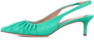 Ralph Lauren Groene Leren Hakpumps Groen Dames