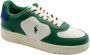 Ralph Lauren Wit Groen Blauw Lage Profiel Sneakers Multicolor Heren - Thumbnail 7