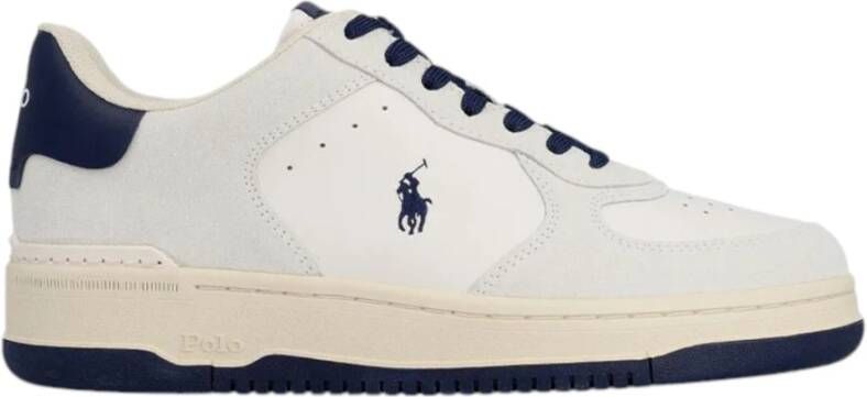 Polo Ralph Lauren Masters CRT Lage Top Sneakers White