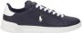 Ralph Lauren Heritage Court II Heren Sneakers Schoenen Sportschoenen Leer Navy Blauw - Thumbnail 1