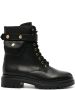 Lauren Ralph Lauren Boots van leer met labeldetail model 'CAMMIE' - Thumbnail 1