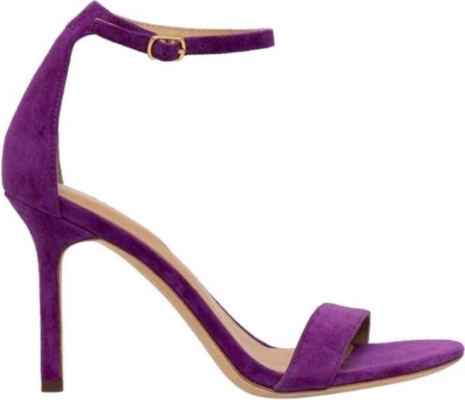 Ralph Lauren High Heel Sandals Purple Dames