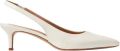 Lauren Ralph Lauren Pumps met elastisch bevestigingsriempje model 'LOLAH II' - Wit