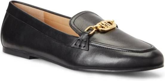 Lauren Ralph Lauren Penny loafers van leer met schachtbrug model 'AVERI'
