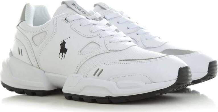 Polo Ralph Lauren Witte Casual Sneakers voor Mannen White Heren