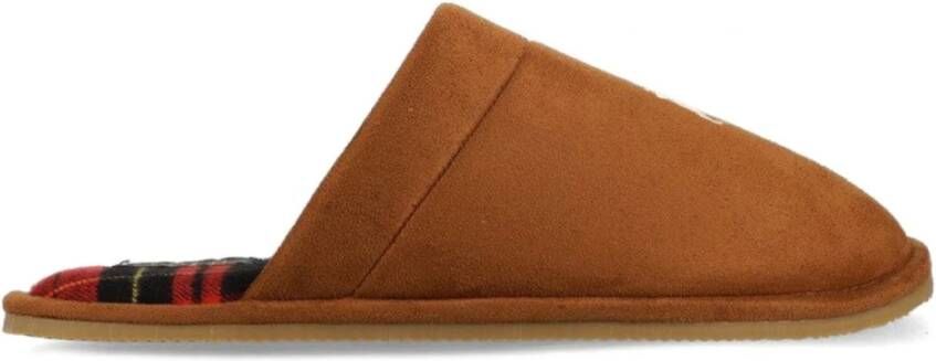 Ralph Lauren Klarence Snuff Cream Pantoffels Brown Heren - Foto 2