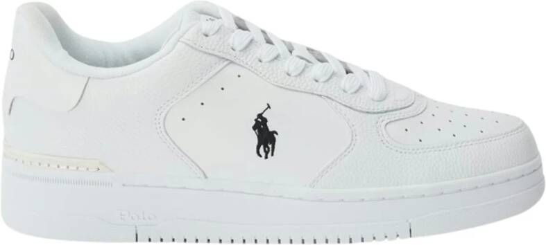 POLO RALPH LAUREN Ralph Lauren Lage Sneakers Heren Masters Court Low Top Maat: 48 Materiaal: Leatherlook Kleur: Wit - Foto 10
