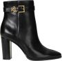 Lauren Ralph Lauren Leren boots met labelapplicatie model 'BAILEY' - Thumbnail 6