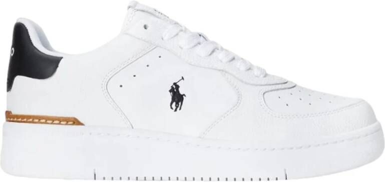 Polo Ralph Lauren Masters Court Low Fashion sneakers Schoenen white black maat: 45 beschikbare maaten:42 43 44 45 46