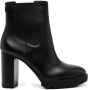 Ralph Lauren Layne leren enkellaarzen Black Dames - Thumbnail 5