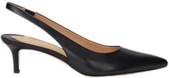 Ralph Lauren Leren Decollette Schoenen Black Dames