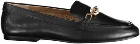 Ralph Lauren Leren Mocassin Platte Schoen met Logo