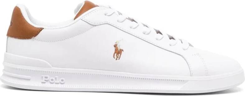 Ralph Lauren Leren Schoenen White Heren