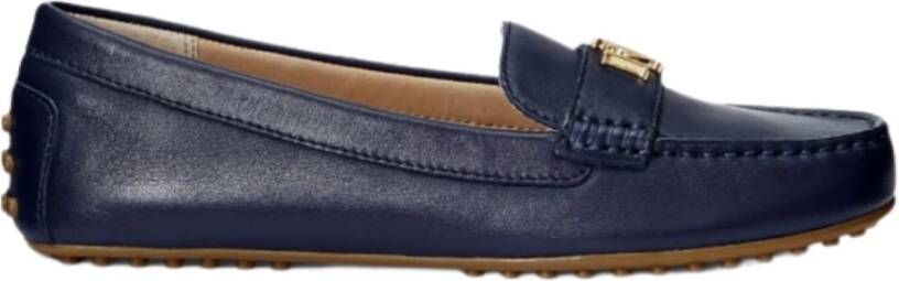 Lauren Ralph Lauren Loafers & ballerina schoenen Barnsbury-Flats-Driver in blauw