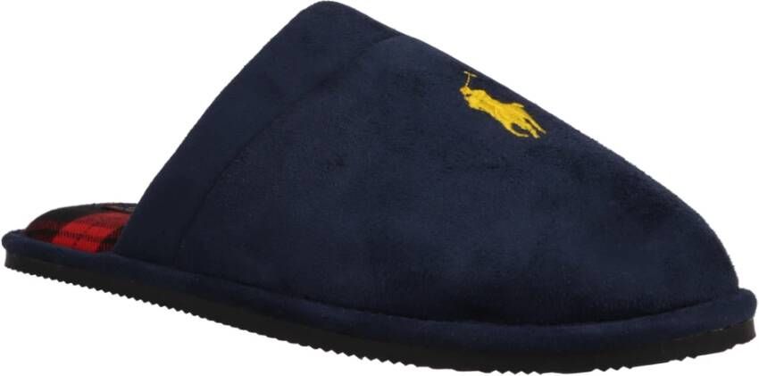 Polo Ralph Lauren Stijlvolle Instap Pantoffels met Memory Foam Zool Blue Heren - Foto 5