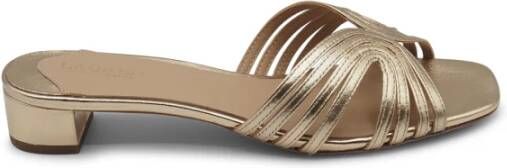 Ralph Lauren Metallic Leren Sandalen