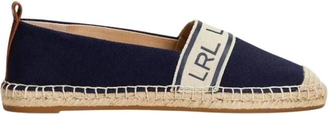 Ralph Lauren Blauwe Ballerina Schoenen met Contrastdetails Blue Dames