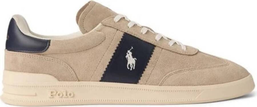 POLO RALPH LAUREN Ralph Lauren Lage Sneakers Heren Heritage Area Maat: 42 Materiaal: Suède Kleur: Beige - Foto 3