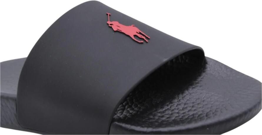 Ralph Lauren Polo Slide Sandalen & Slides Schoenen black red pp maat: 36 beschikbare maaten:36 37 - Foto 4