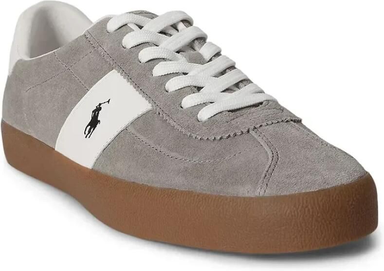 Polo Ralph Lauren Sneakers laag 'COURT' grijs wit - Foto 3