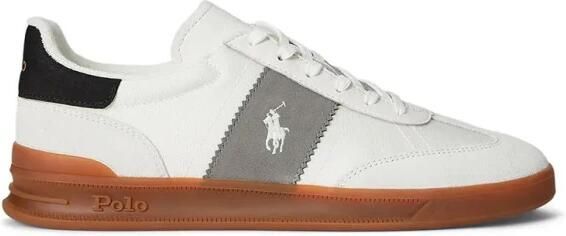 Polo Ralph Lauren Sneakers laag 'AERA' grijs zwart wit