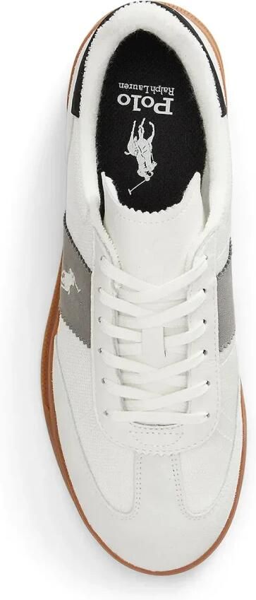 Polo Ralph Lauren Sneakers laag 'AERA' grijs zwart wit - Foto 4