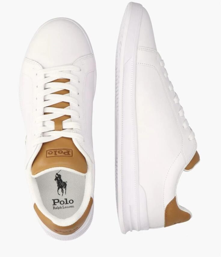 POLO RALPH LAUREN Ralph Lauren Lage Sneakers Heren Hrt Court Ii Maat: 46 Materiaal: Leer Kleur: Wit - Foto 8